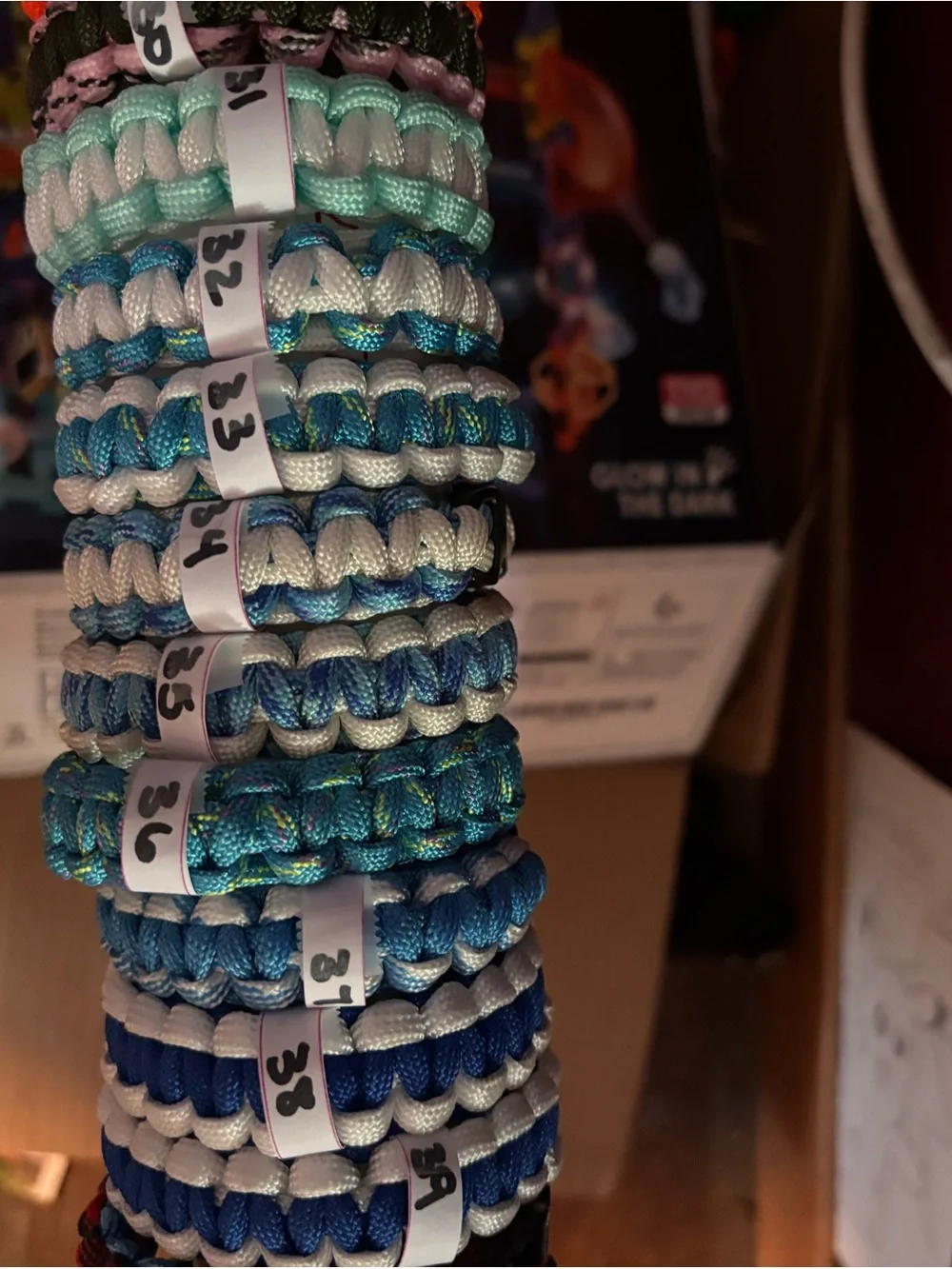Colorful Paracord Bracelet - Assorted Colors $5 plus shipping